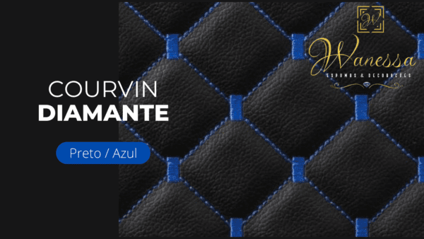 Courvin Diamante Preto Azul - Diamante